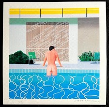 David Hockney Litografia COA