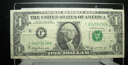 Banconota usa dollaro serie - usa, 1
