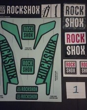 Lotto decalcomanie Rock Shox