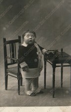 1920c Girl with Abacus Vintage