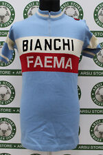 Maglia shirt ciclismo bike BIANCHI CASTELLI TG M F873 shirt maillot trikot