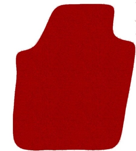 Tappetino rosso del conducente - tappetino,