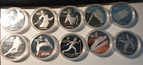Canada 10 monete argento - canada,