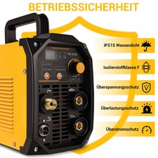 Saldatrice alluminio TIG dispositivo combinato impulso HF TIG/WIG MMA/ARC saldatrice 200A