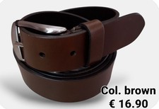 Cintura In Vero Cuoio