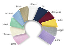 Tappeto Bagno Scendi Doccia Spugna 4 Misure o Set 3 Pezzi Cotone 11 Colori Greca