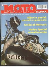 MOTO TECNICA 7-8/1995 AJS MATCHLESS 350/500 MONO-THE CHIEF L'HARLEY VOLUMETRICA