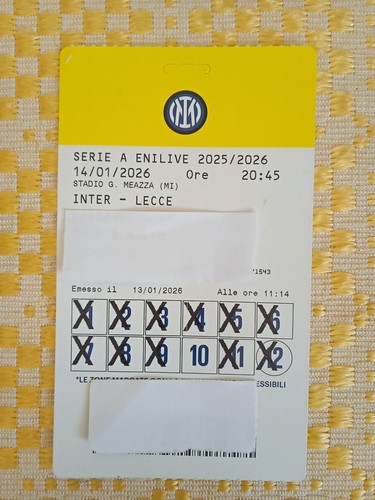 Inter lecce 01 2026 serie - lecce, 14/01/2026