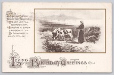 Cartolina d'epoca auguri