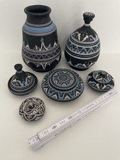 Lotto vintage Morocco Potterie anni 70 di Safi, produttore: Saïssi Marocco