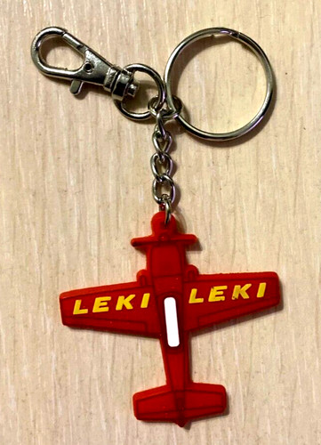 Portachiavi leki aereo rosso - leki,