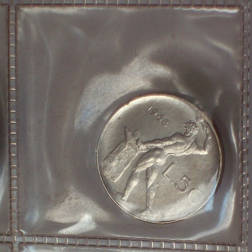 Italia lire 1968 moneta - italia,