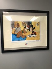 Litografia firmata a mano Walt Disney Company "MINNIE'S GIFT"LE 3000 MarkSeppala