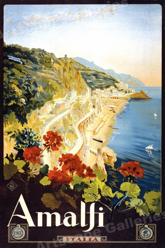 Poster amalfi italia - anni, '20