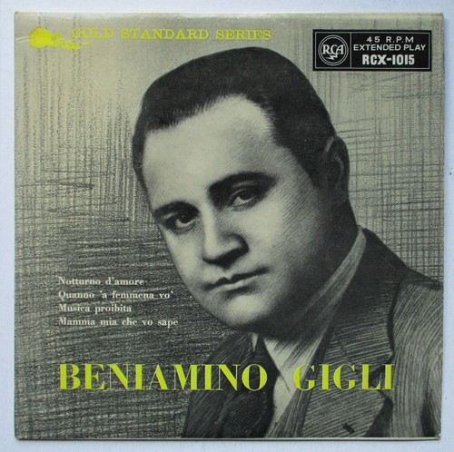 Beniamino gigli ep - beniamino,