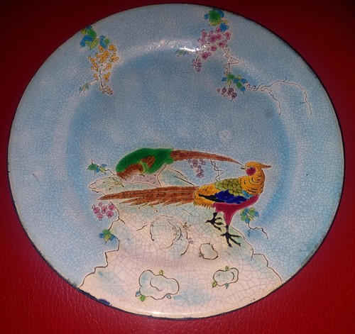 Assiette emaux gien longwy - emaux,