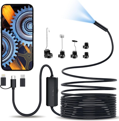 Endoscopio 1080p 1 usb - 3, in