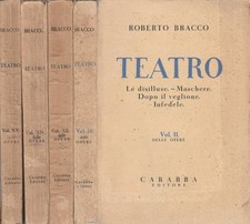 Teatro vol II, XII, XIV, XV. . Roberto Bracco. 1936. .