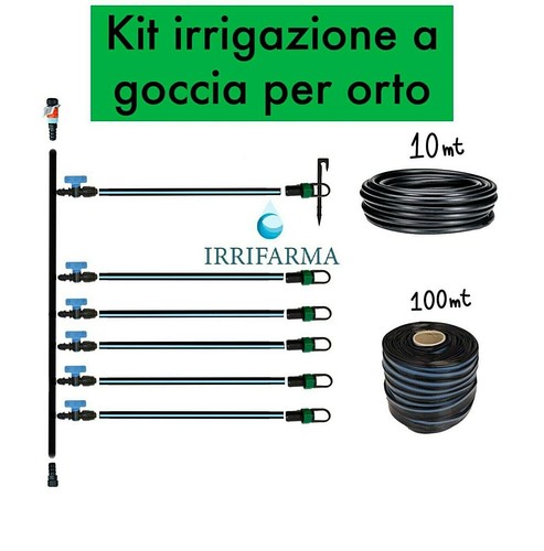 Kit irrigazione orto completo