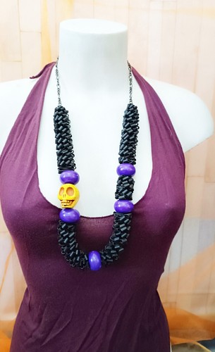 Collana teschio vegan - collana,