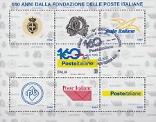 2022 Italia Repubblica  Foglietto 160 esimo Poste Italiane usato