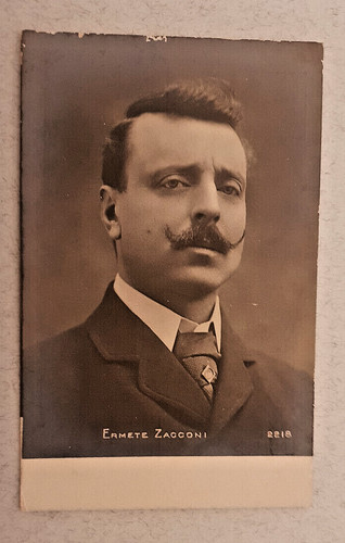 Cartolina ermete zacconi - ermete,