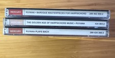 LOT: Rafael PUYANA 3 CDs Mercury Living Presence HARPSICHORD Bach Scarlatti
