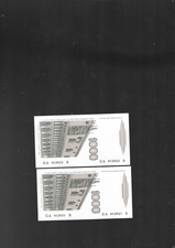 BANCONOTE 1000 LIRE MARCO POLO SERIE CONSECUTIVE FDS