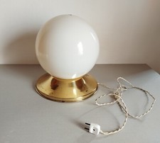 grande lampada da tavolo in ottone e policarbonato IGUZZINI anni 70