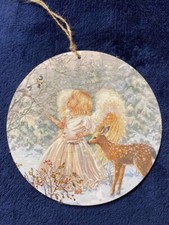 Targa da appendere rotonda in