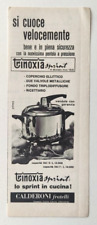 Pubblicita' Trinoxia Sprint Pentola Pressione Calderoni F.lli Vintage 1965 (F4)