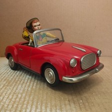 1960's Very Rare Vintage tin toy HELLO CAR TN Nomura Battery Op Japan