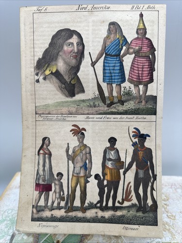 Antique hand colored - hand-colored, engraving