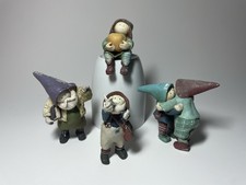 Set di 4 figure di gnomi