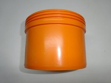 Elemento filettato DN 125 tubo plastica arancio