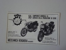 advertising Pubblicità 1969 MOTO MV AGUSTA 250 / 600
