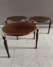 Tris di tavolini In legno e