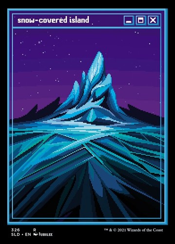 Mtg snow covered island - mtg,