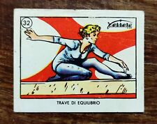 Figurina  FERRERO Trave di equilibrio n32 Olimpiadi Anni '60 Leggere Descrizione