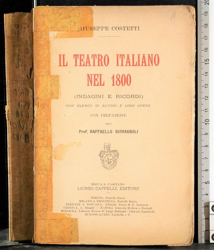 Teatro italiano nel 1800 - italiano,
