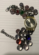 SWATCH # 830 DONNA PRETTY FUNZIONANTE BRACCIALE SFERE COLORI CANGIANTI