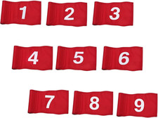 Mini Bandiere da Golf Numerate