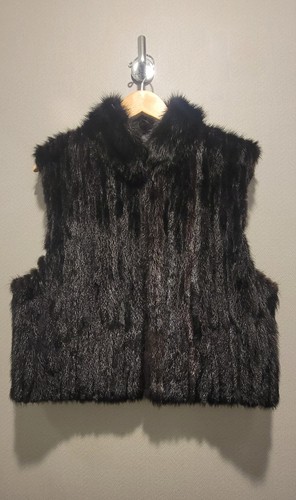 Gilet vintage saga nero vera - saga,