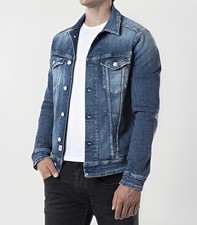 REPLAY GIACCA DENIM SCURO