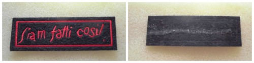 Toppa patch scritta siam - toppa,