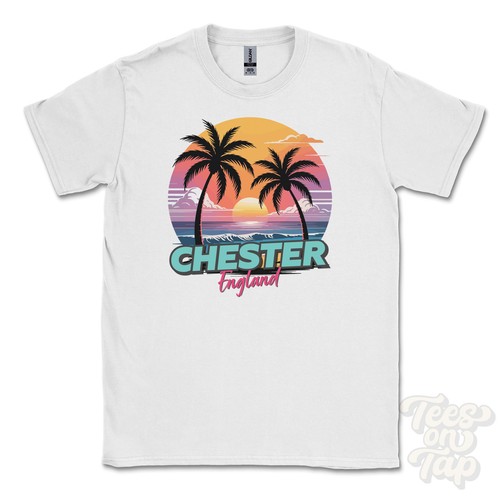 Maglietta chester england - chester,