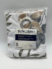 Stampa foglia Sun Zero Remi floreale multi 84 pollici L x 40 pollici Tenda con occhielli W