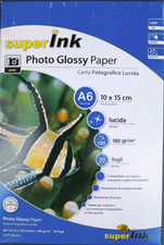 20 FOGLI CARTA FOTOGRAFICA A6