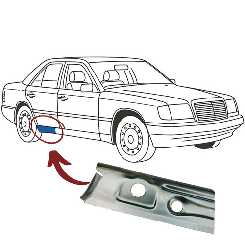 Mercedes w124 s124 - w124, lamiera