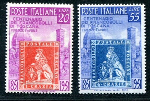 Italia 1951 826 827 nuovo - italia,